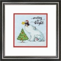Набір для вишивання хрестиком "Merry & Bright//Веселий і яскравий" DIMENSIONS