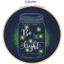 Набір для вишивання хрестиком "Be the Light//Будь світлом" DIMENSIONS