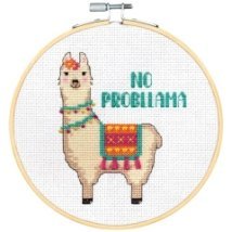 Набор для вышивания крестом "No Probllama//Нет проблАмы" DIMENSIONS