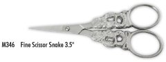 Ножиці для рукоділля 9.5см Tamsco + шкіряний футляр