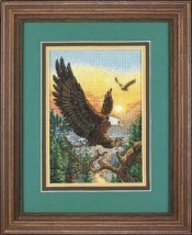 Набір для вишивання хрестиком "Орли//Eagles" DIMENSIONS
