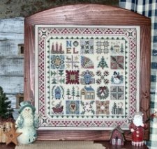 LF-87 Схема "Quilt Sampler IX- Country Christmas Blocks" Linda Myers