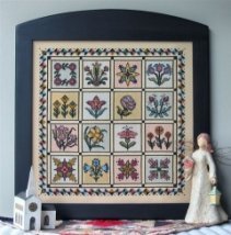 LF-93 Схема "Quilt Sampler XV - Stained Glass Blocks" Linda Myers