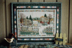 NS-04 Схема "Log Cabin Quilt Show" Linda Myers