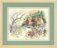 Набір для вишивання хрестиком "Cottage Enchantment//Чарівний котедж" DIMENSIONS