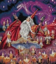 Набір для вишивання хрестиком "Scarlet Wizard//Багряний чарівник" DIMENSIONS