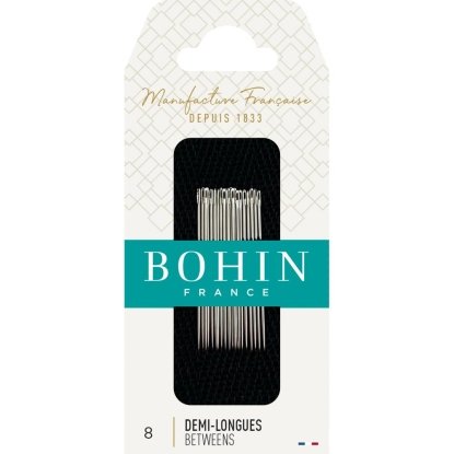 Betweens №8/12 (20шт) Набір голок для шиття Bohin (Франція)