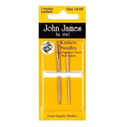 Knitters (2шт) Набір голок для в'язальниць John James (Англія)