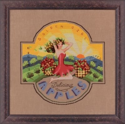 Схема "Golden Girl Apples//Золота дівчина" Mirabilia Designs