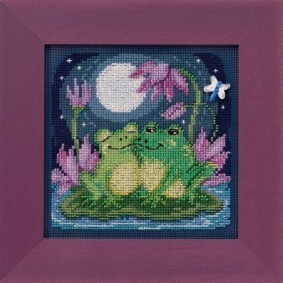 Набір для вишивання "Courtin' Froggies//Жабка залицяльник" Mill Hill