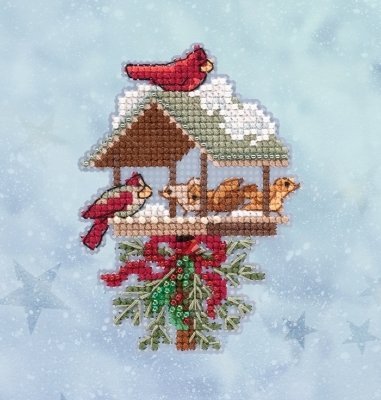 Набор для вышивания "Winter Feast//Зимняя кормушка" Mill Hill