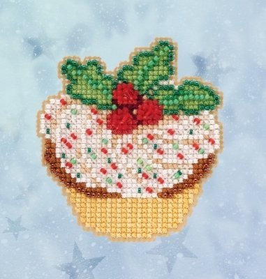 Набор для вышивания "Holly Cupcake//Кекс" Mill Hill