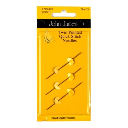 Twin Pointed Quick Stitch №26 (3шт) Набор двусторонние гобеленовых игл John James (Англия)