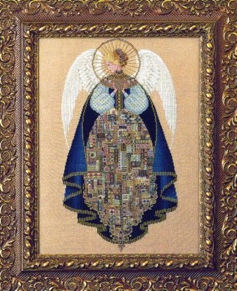 Схема "Angel of Love//Ангел Кохання" Lavender & Lace
