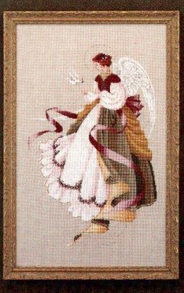 Схема "Angel of grace//Ангел Благодаті" Lavender & Lace