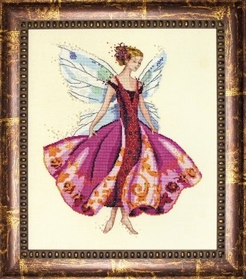 Схема "January's Garnet Fairy//Січнева гранатова фея" Mirabilia Designs