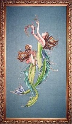 Схема "Mermaids Of The Deep Blue//Русалки глибокого моря" Mirabilia Designs