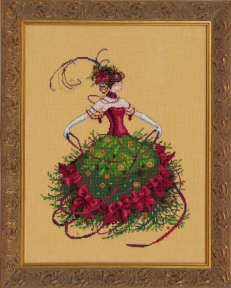 Схема "Miss Christmas Eve//Ева Мисс Рождества" Mirabilia Designs