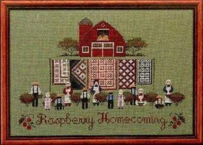 Схема "Raspberry Homecoming//Возвращение домой" Told In The Garden