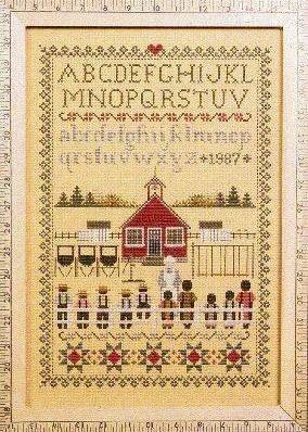 Схема "Schoolhouse//Школа" Told In The Garden