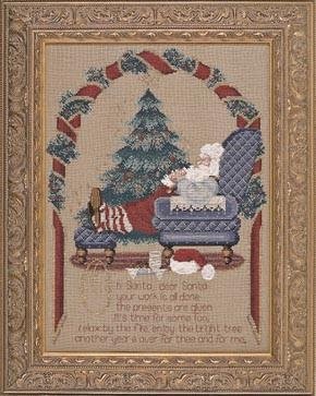 Схема "Secret Santa//Секрет Санти" Lavender & Lace