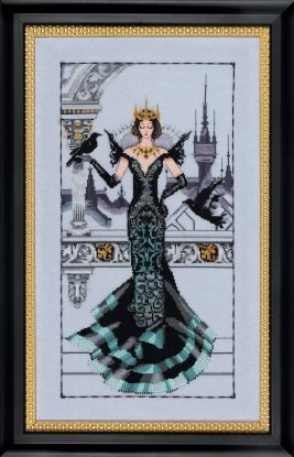 Схема "The Raven Queen//Королева Ворон" Mirabilia Designs