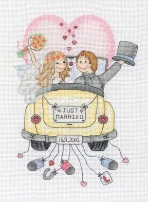 Набор для вышивания "Молодожены (Just Married)" ANCHOR