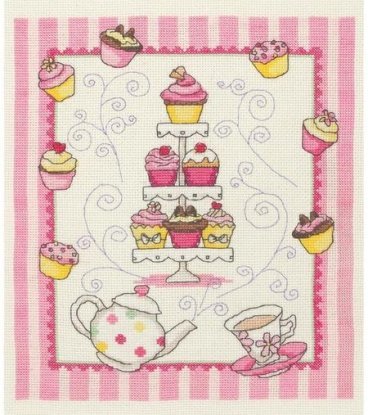 Набор для вышивания "Кексы (Cupcakes Sampler)" ANCHOR