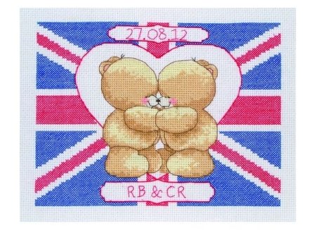 Набір для вишивання "Британський прапор (Union Jack Wedding Celebration)" ANCHOR