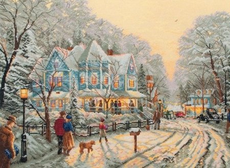 Набор для вышивания "Грядущий праздник (A Holiday Gathering)" ANCHOR MAIA