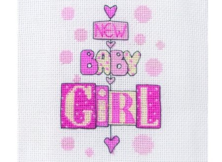 Набір для вишивання "Новонароджений (New Baby Girl)" ANCHOR