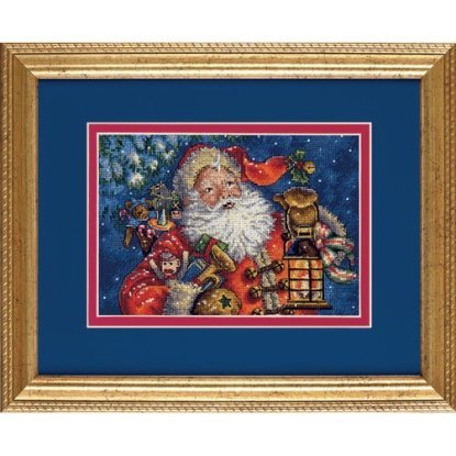 Набір для вишивання хрестиком "Нічний Санта//Nighttime Santa" DIMENSIONS 70-08865