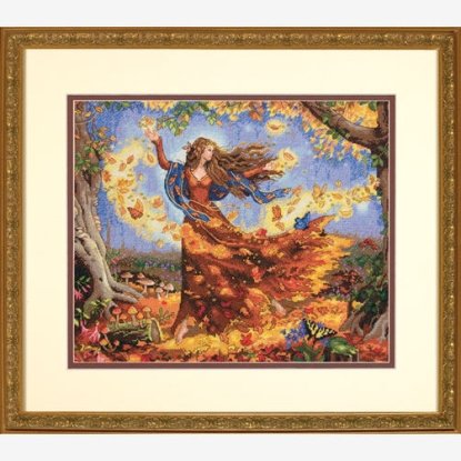 Набір для вишивання хрестиком "Фея осені//Fall Fairy" DIMENSIONS 70-35262