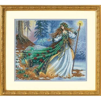 Набір для вишивання хрестиком "Лісова чарівниця//Woodland Enchantress" DIMENSIONS 35173