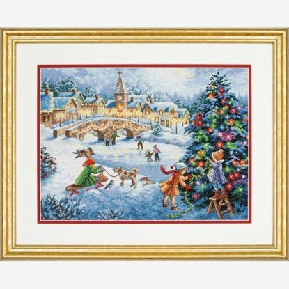 Набор для вышивания крестом "Зимние праздники//Winter Celebration" DIMENSIONS 70-08919