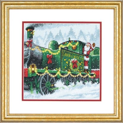 Набір для вишивання хрестиком "Експрес Санти//Santa Express" DIMENSIONS 70-08918