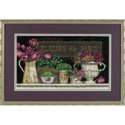 Набор для вышивания крестом "Цветы Парижа//Fleurs de Paris" DIMENSIONS 35093