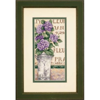 Набір для вишивання хрестиком "Гортензія//Hydrangea Floral" DIMENSIONS 65092