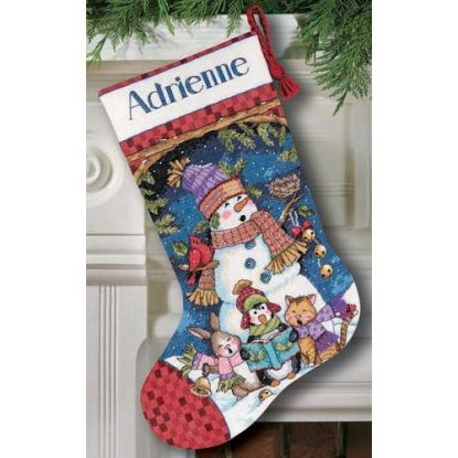 Набір для вишивання хрестиком "Привабливі співаки//Cute Carolers Stocking" DIMENSIONS 08751