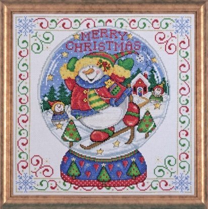 Набір для вишивання хрестиком "Snowglobe//Снігова куля" Design Works