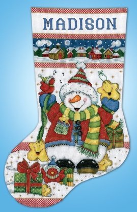 Набір для вишивання хрестиком "Snowman Fun//Веселий сніговик" Design Works