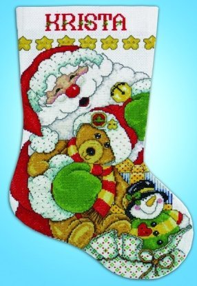 Набір для вишивання хрестиком "Santa//Санта" Design Works