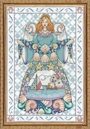 Набір для вишивання хрестиком "Seashell Angel//Морський Ангел" Design Works
