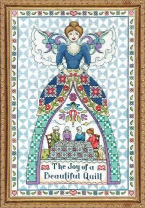 Набір для вишивання хрестиком "Quilt Angel//Ангел Квілтінгу" Design Works