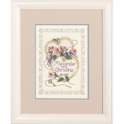 Набір для вишивання хрестиком "Поєднані серця//United Hearts Wedding Record" DIMENSIONS 06730