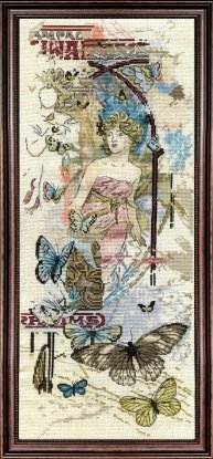 Набір для вишивання хрестиком "Classical Butterflies//Класичні метелики" Design Works