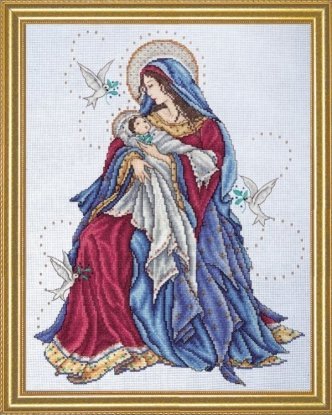 Набір для вишивання хрестиком "Madonna and Child//Мадонна з немовлям" Design Works