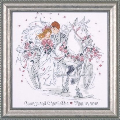 Набір для вишивання хрестиком "Wedding Carriage//Весільна карета" Design Works
