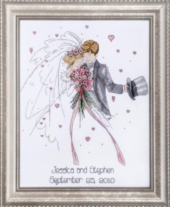 Набір для вишивання хрестиком "Wedding Sampler//Весілля" Design Works