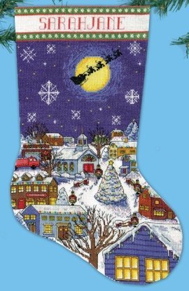 Набір для вишивання хрестиком "Christmas Eve//Напередодні Різдва" Design Works